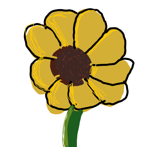 Sunflower drawing by Nuss