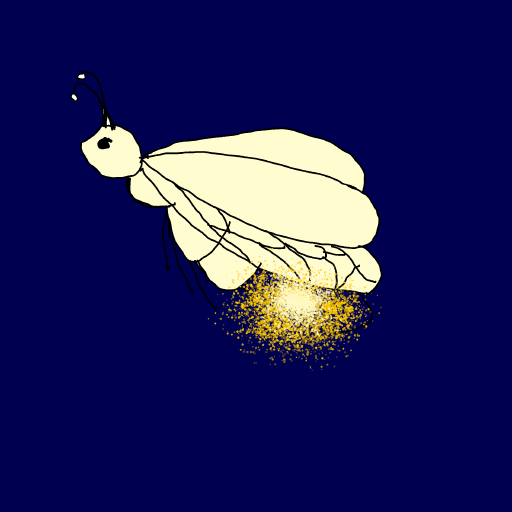 Firefly drawing by Guardianoflives