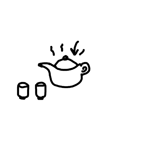 Teapot drawing by doublem