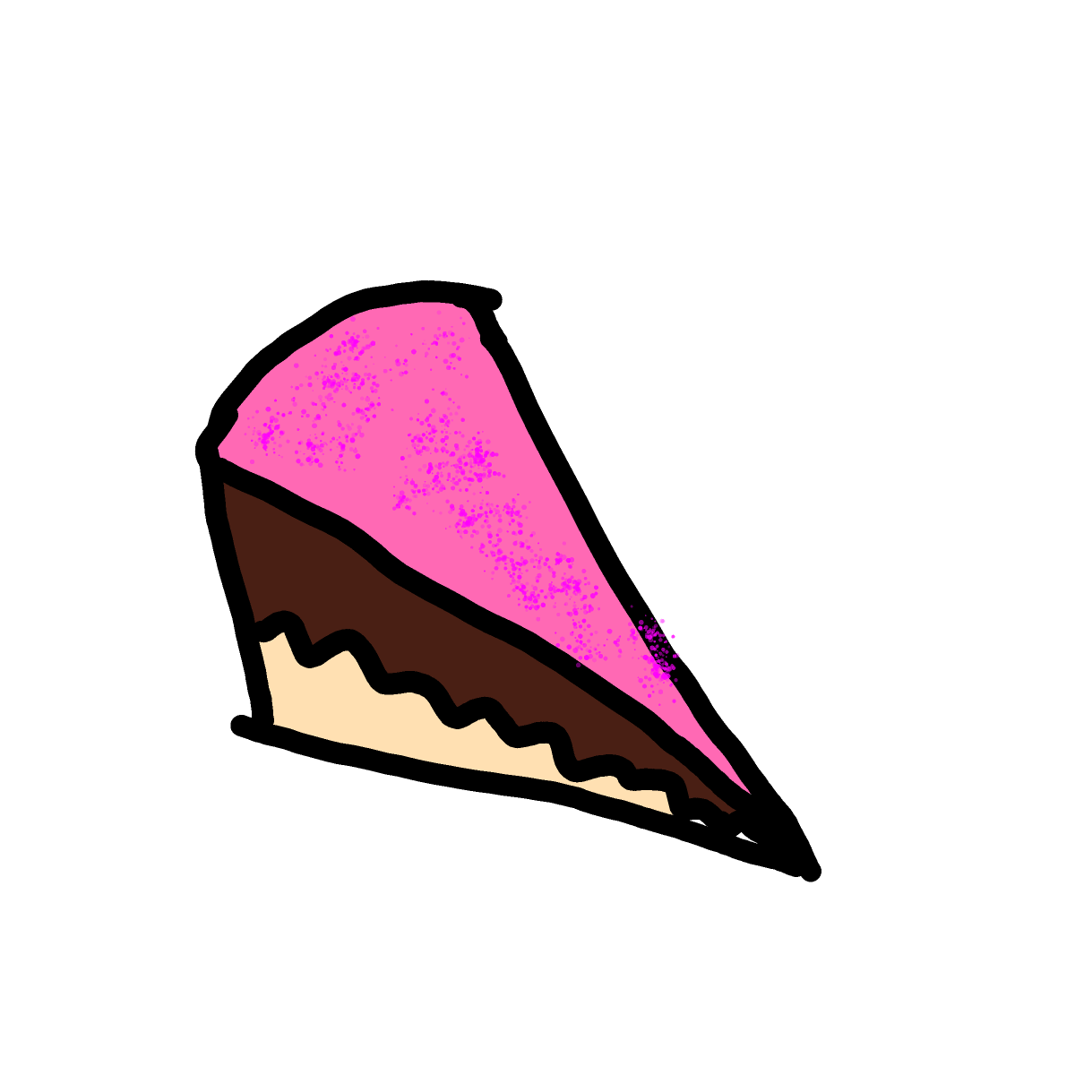 Cake Slice drawing by cream-live-style