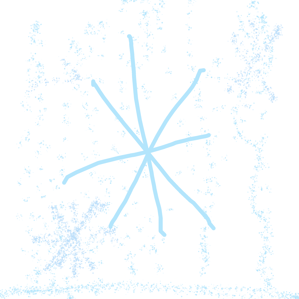 Snowflake drawing by ink-just-wizard