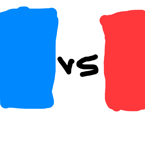 Red vs. Blue drawing by neesh
