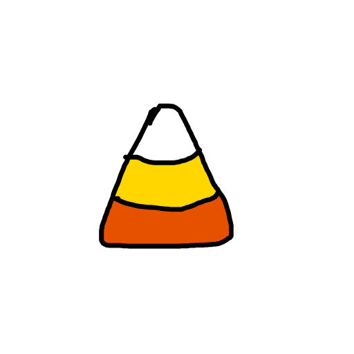Candy Corn drawing by fine-happy-soul