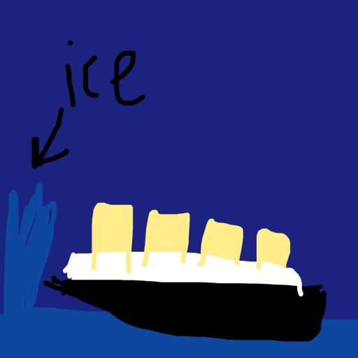 Titanic drawing by cooldogcuh