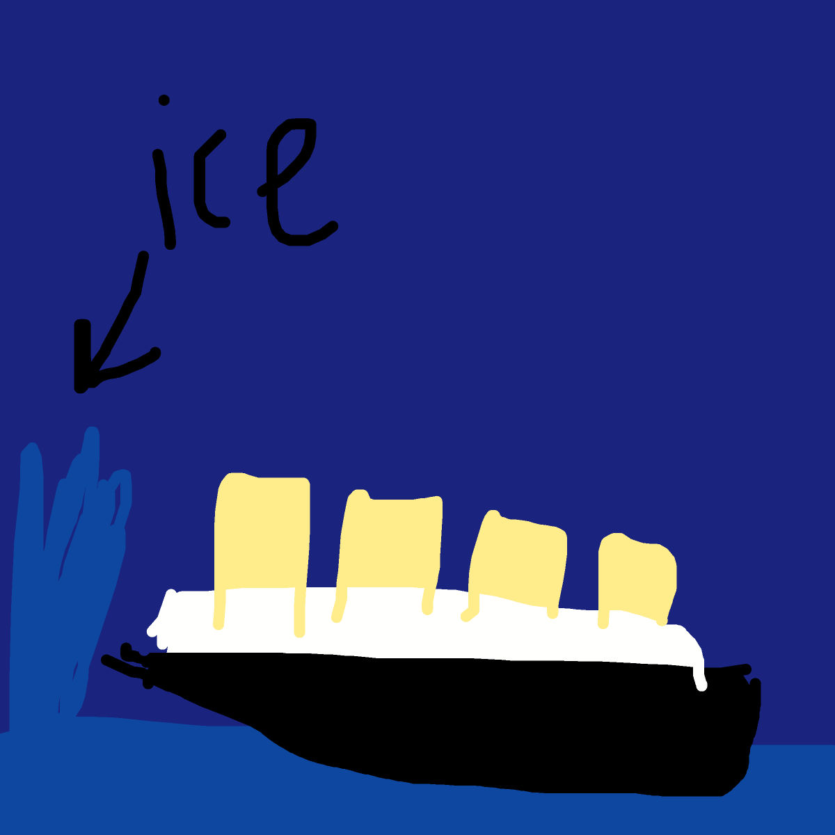 Titanic drawing by cooldogcuh