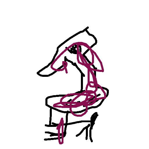 Flamingo drawing by prime-pure-form