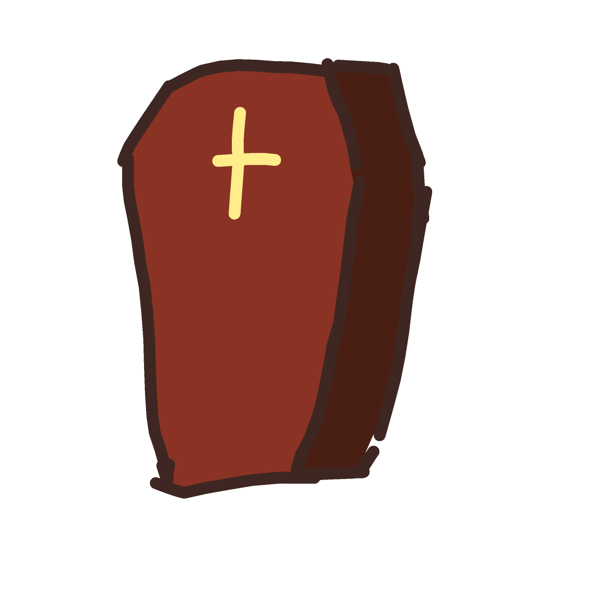 Coffin drawing by Juliezzz
