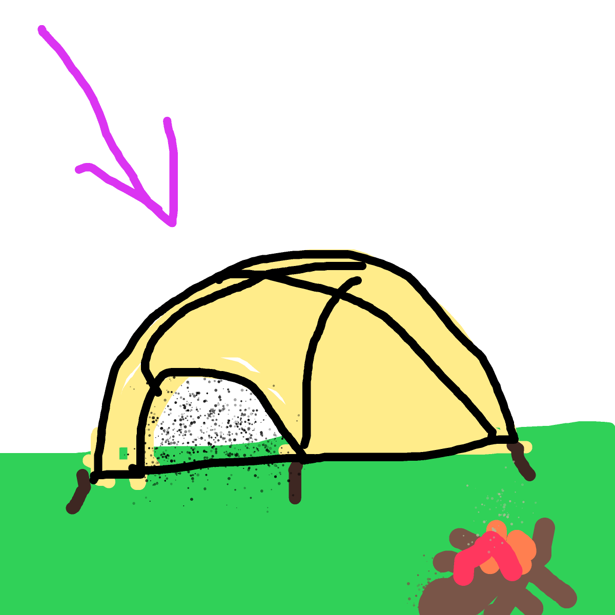 Tent drawing by dark-clear-force