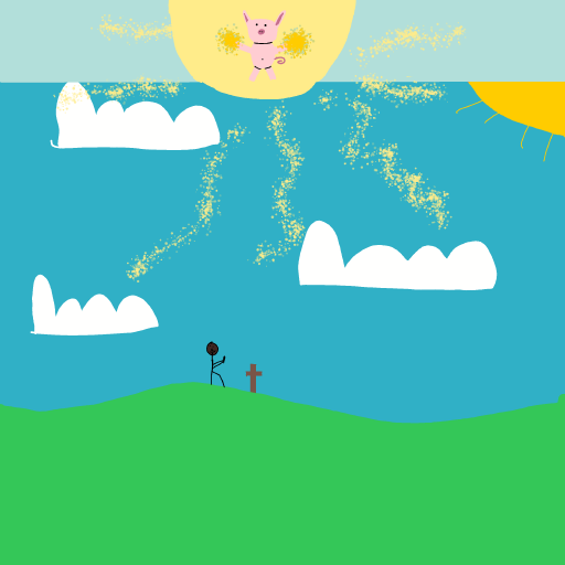 Pig God drawing by Cwis448
