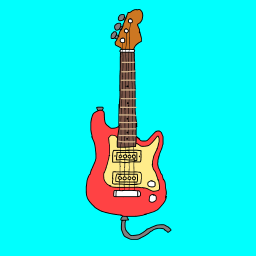 Guitar drawing by dan