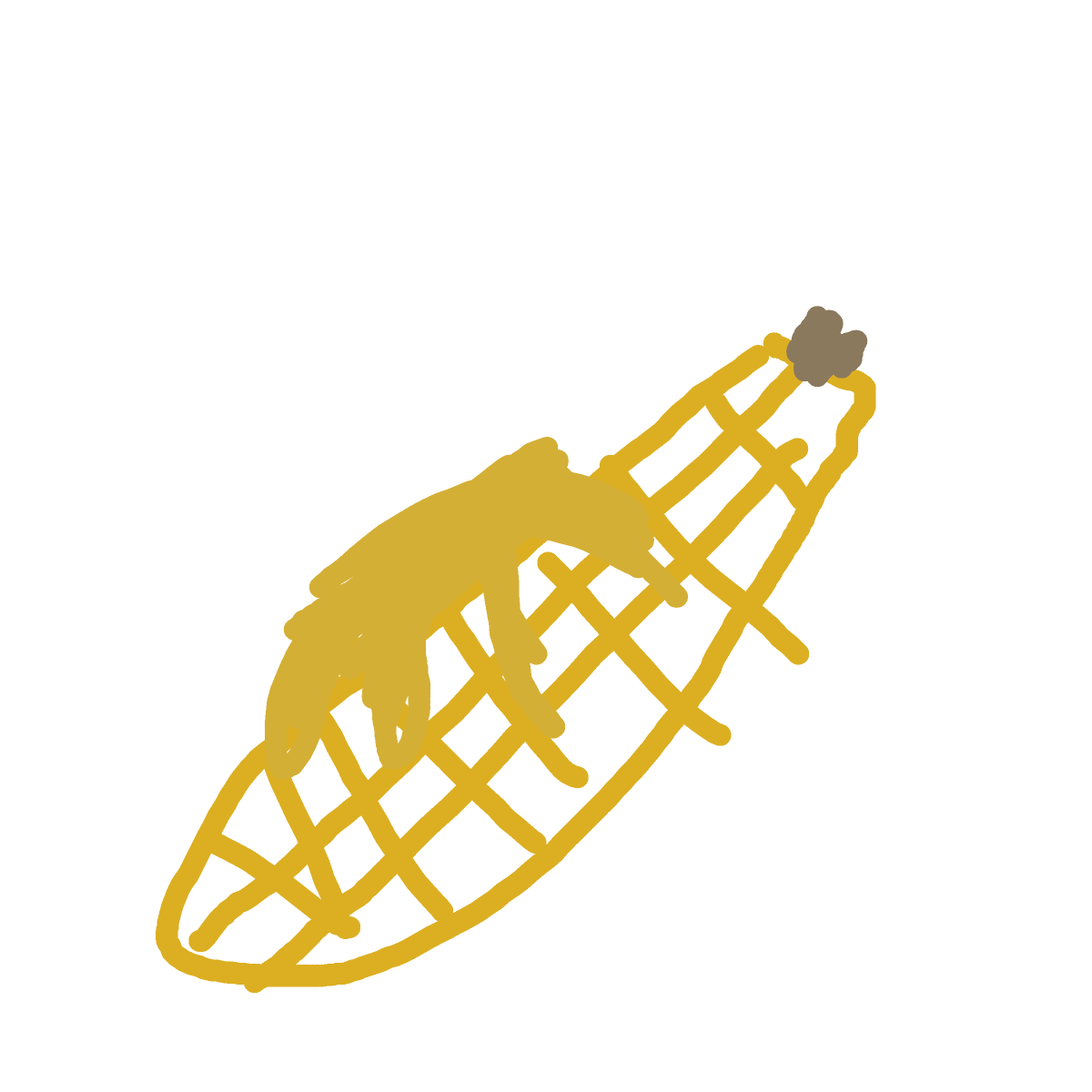 Corn drawing by jet-delta-builder