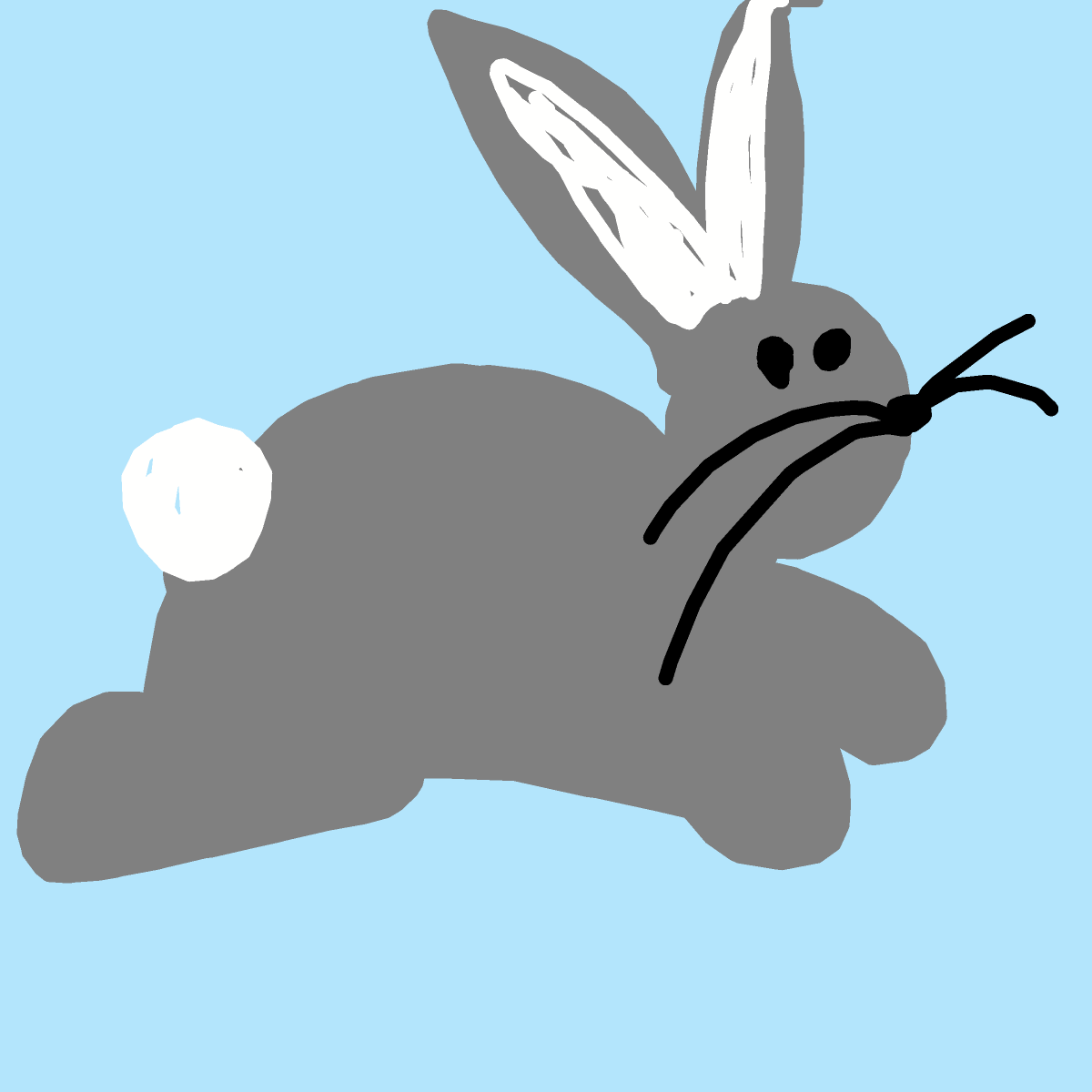 Bunny drawing by sun-rose-drive