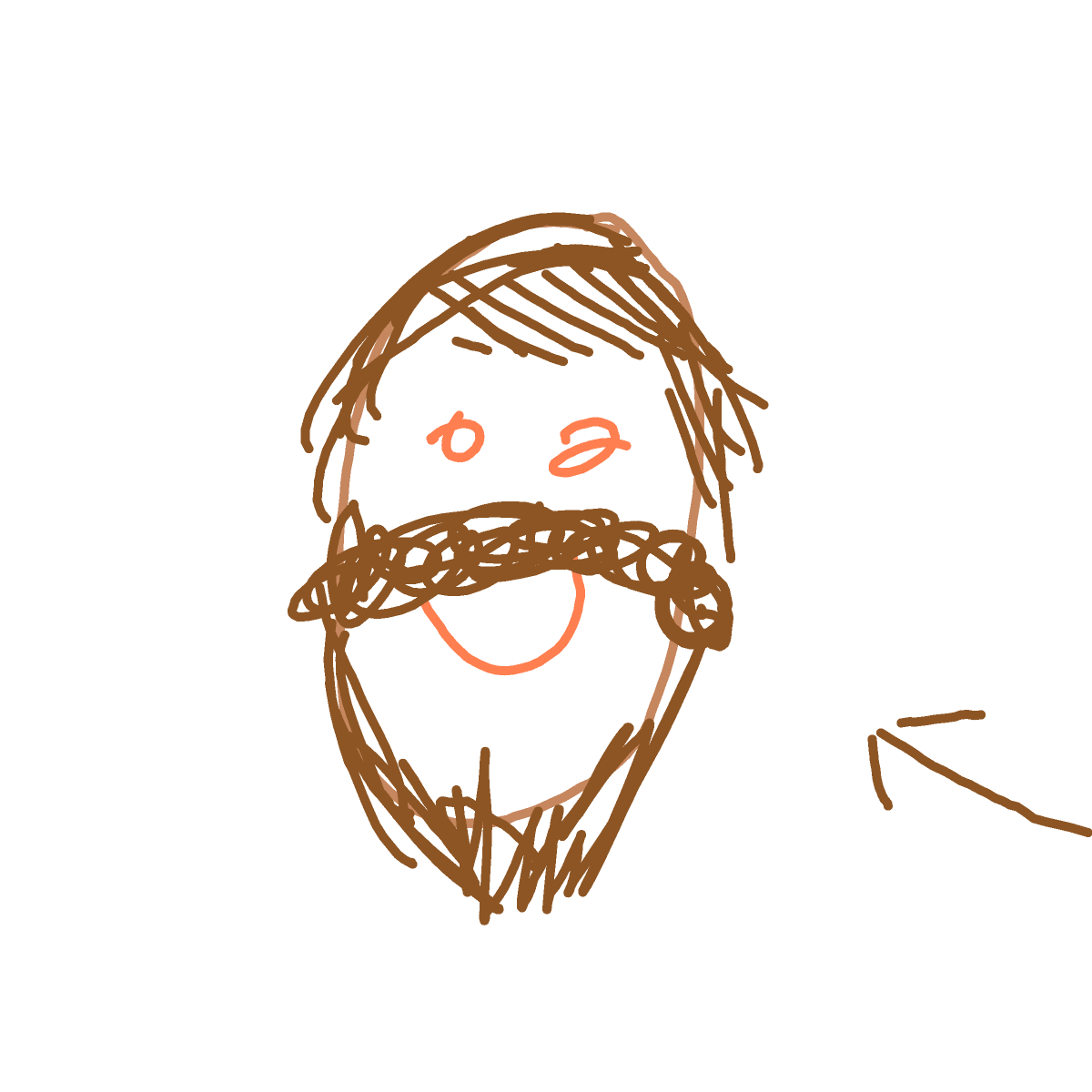 Mustache drawing by coal-mild-peace