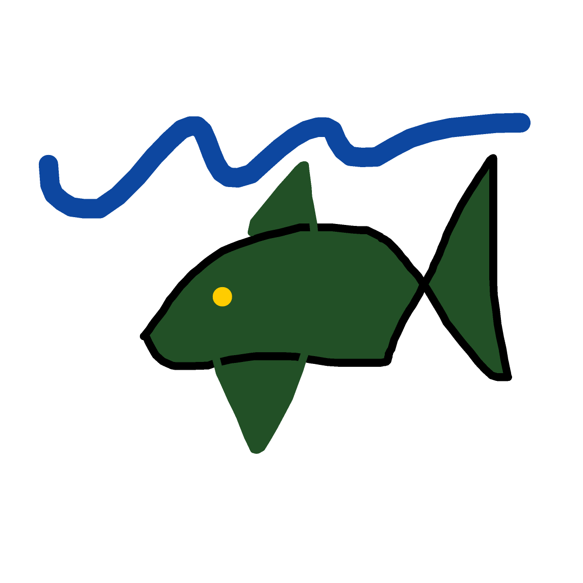 Fish drawing by jester