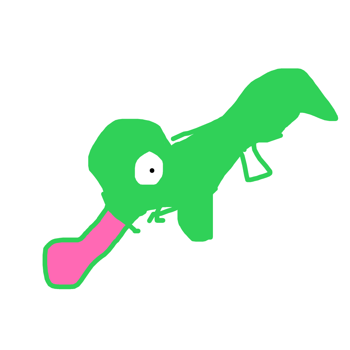 Chameleon drawing by pikapikachuu