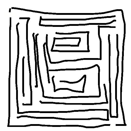 Maze drawing by grand-bold-peak