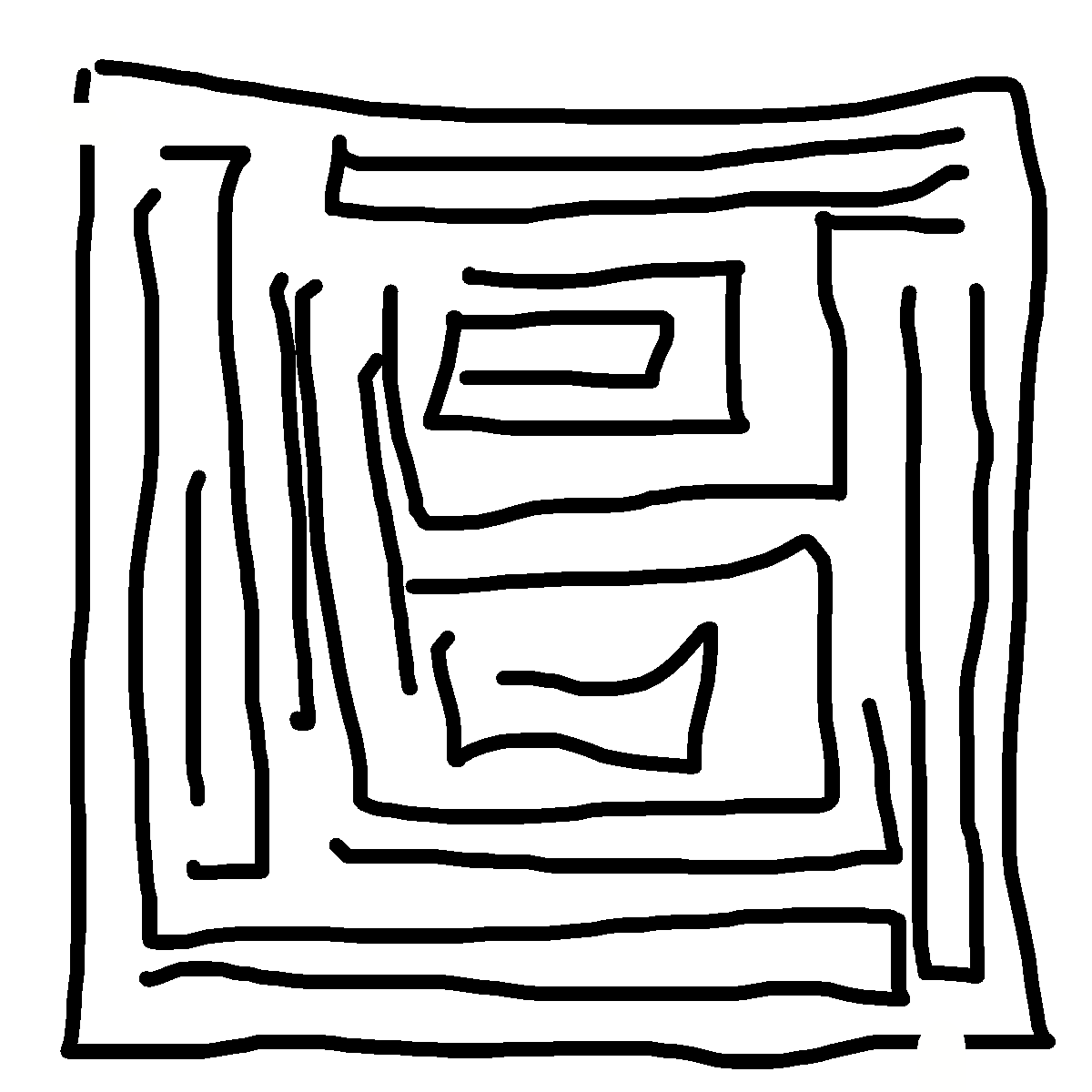 Maze drawing by grand-bold-peak