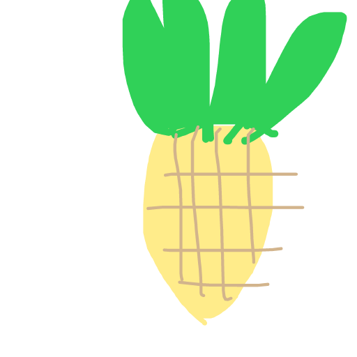 Pineapple drawing by tirza