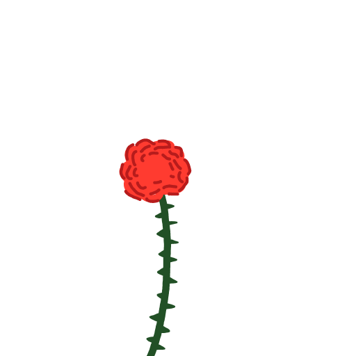 Rose drawing by Cwis448