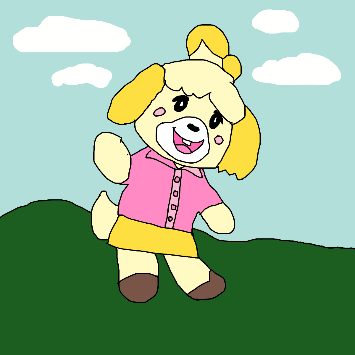 Animal Crossing drawing by krissywissy