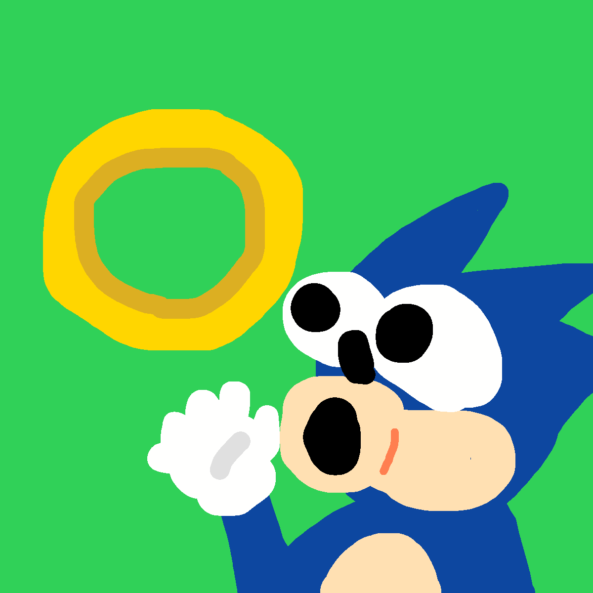 Gold Ring drawing by knoxy