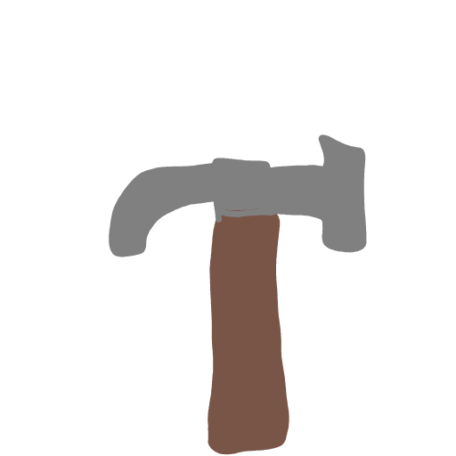 Hammer drawing by Shandi