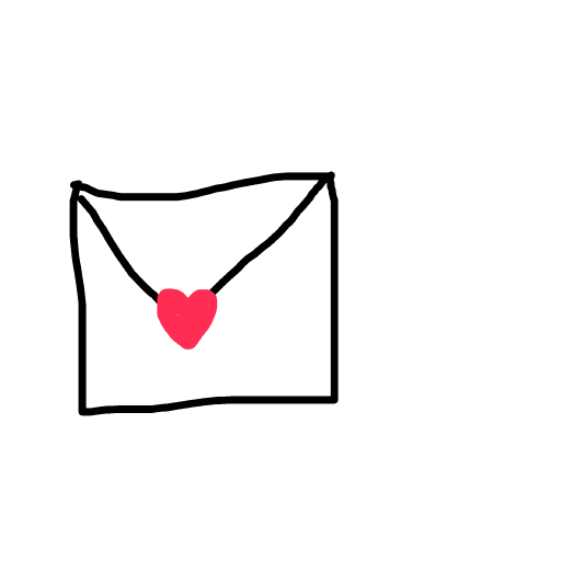 Envelope drawing by japsie