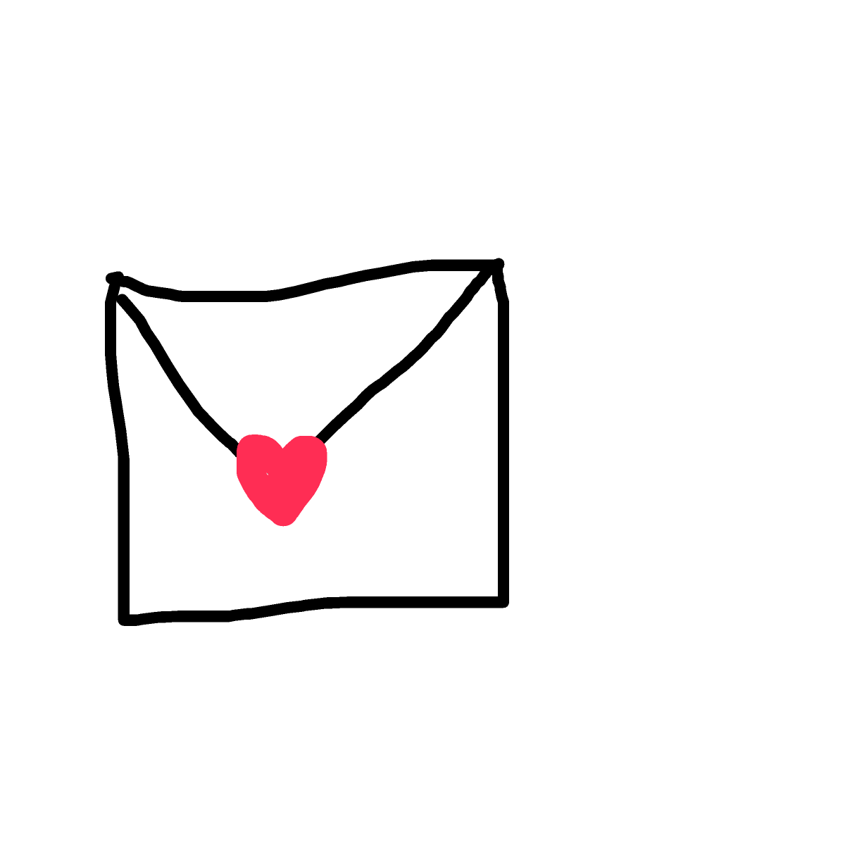 Envelope drawing by japsie