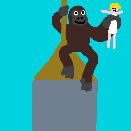 King Kong drawing by knoxy