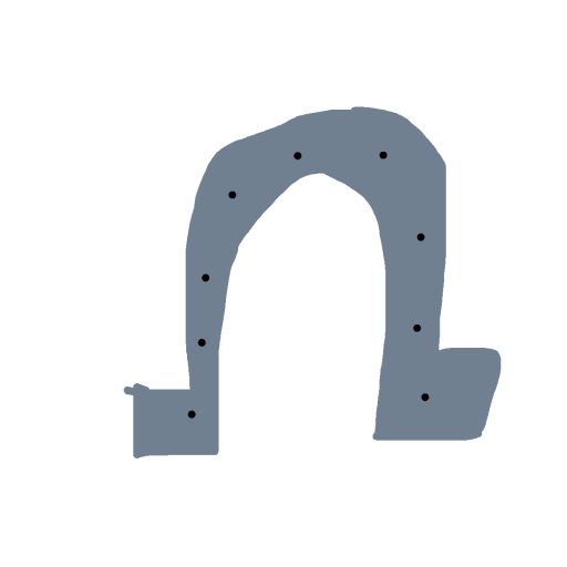 Horseshoe drawing by kylechandler