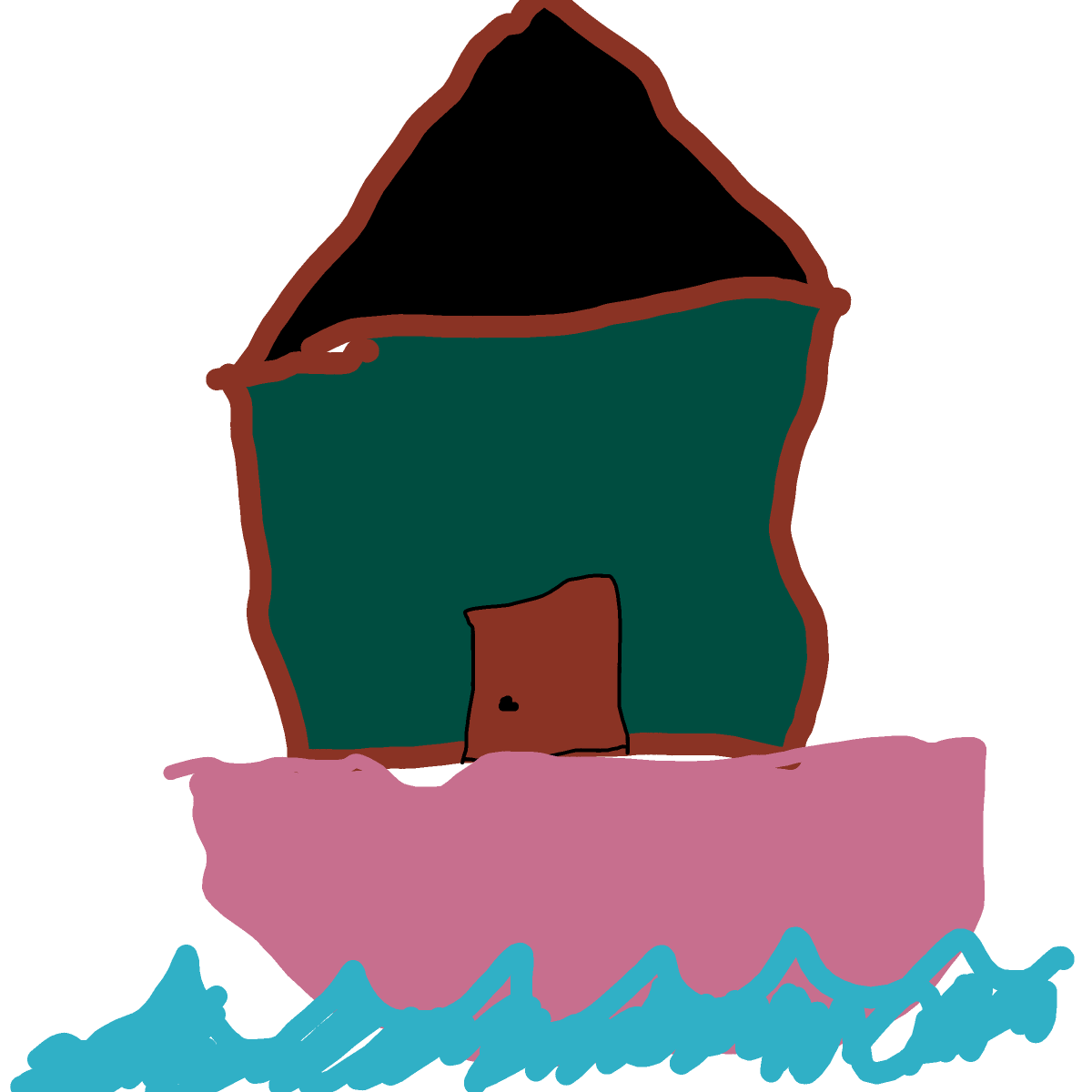Houseboat drawing by xxforbiddenfaexx