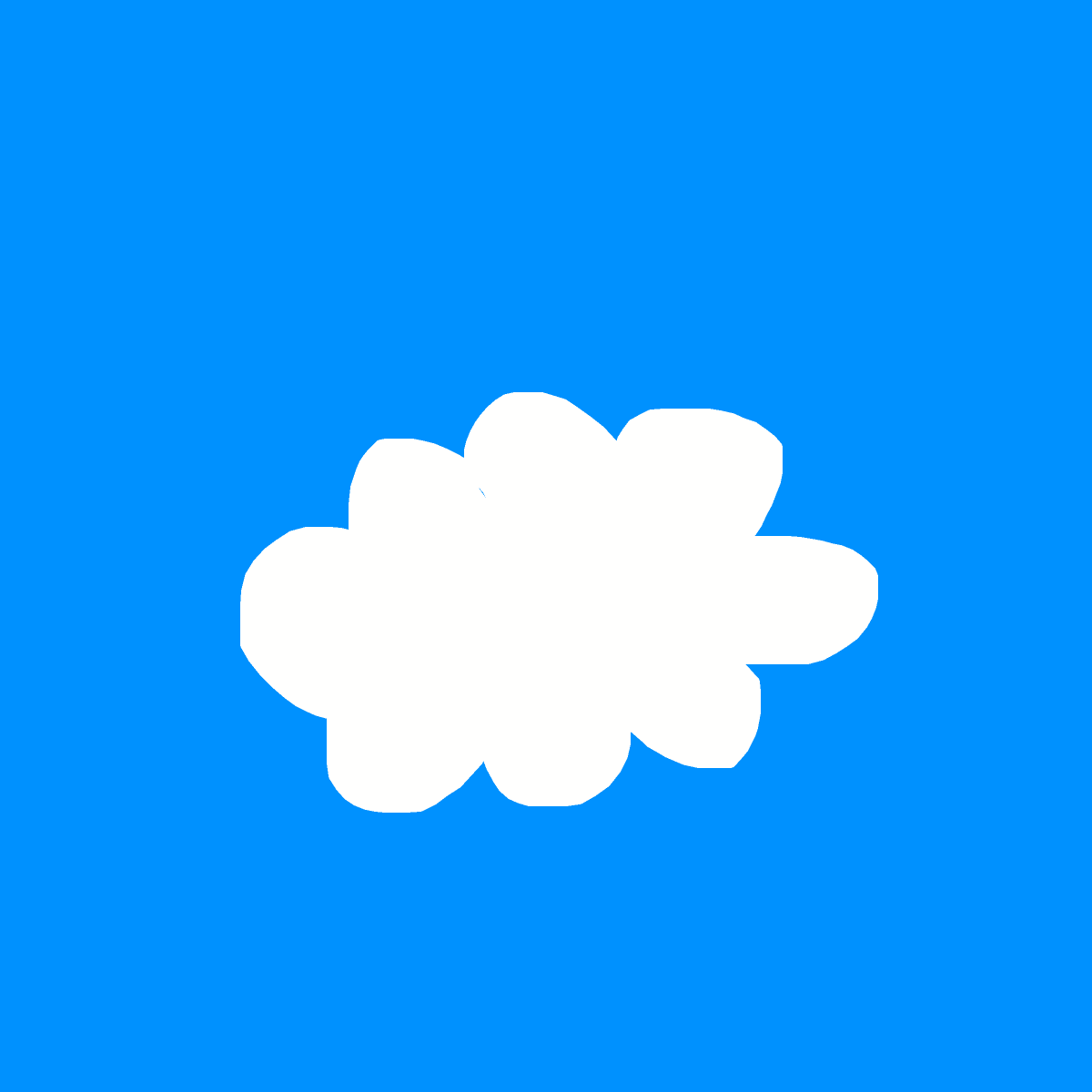 Cloud drawing by ms lady