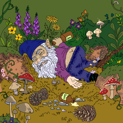 Dwarf drawing by Bridgitte