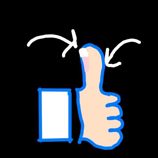 Thumbs Up drawing by ismael