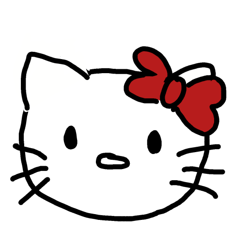 Hello Kitty drawing by vivid-steel-net