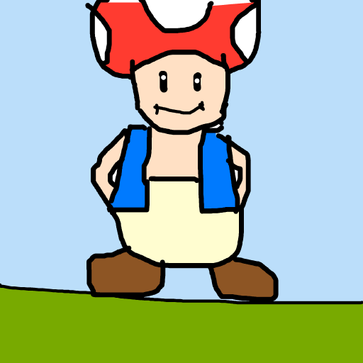 Toad drawing by paradutchman