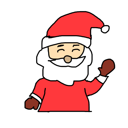Santa drawing by theduchess