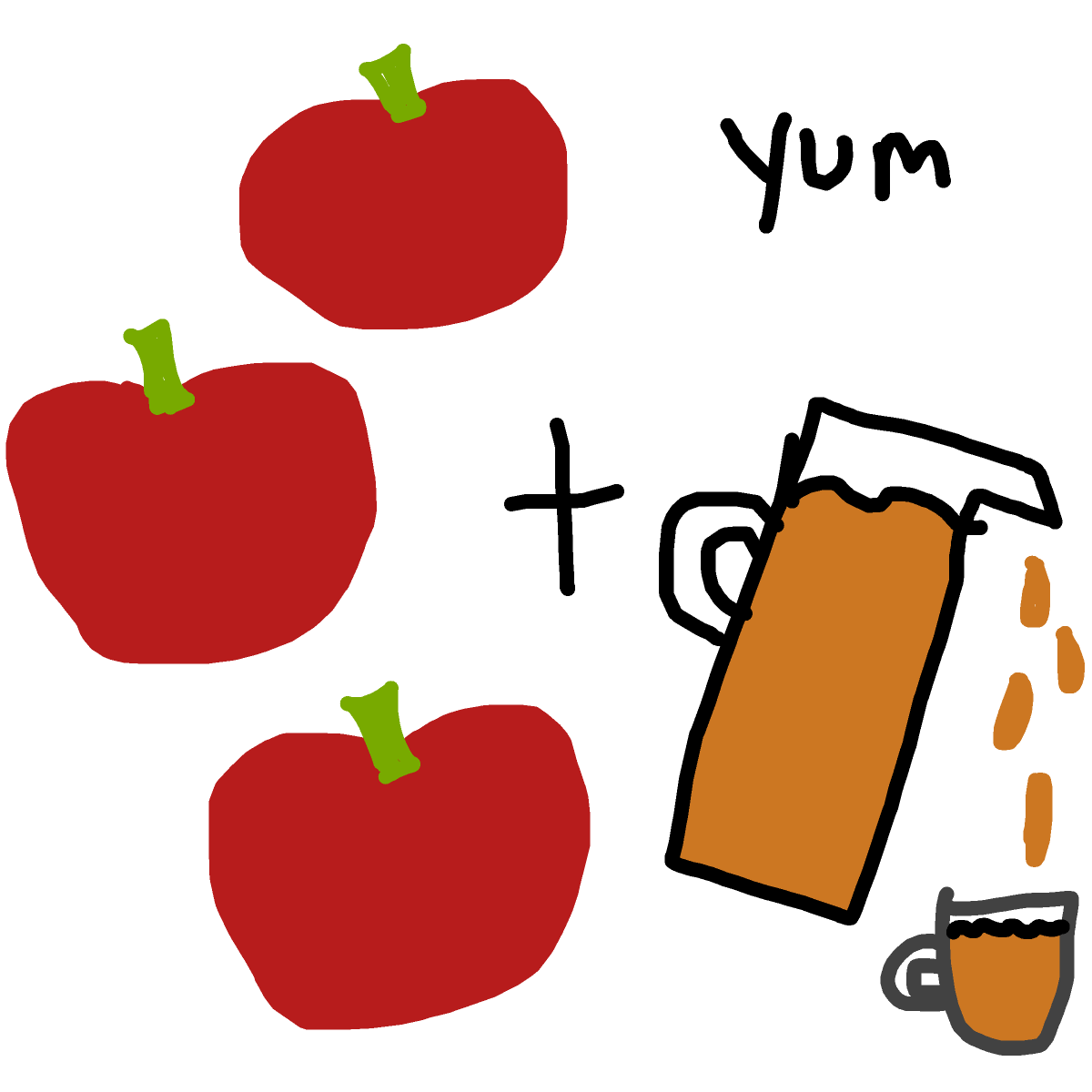 Apple Cider drawing by red-ink-mind