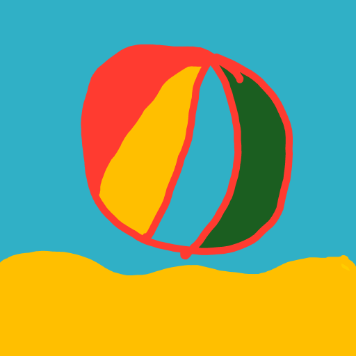 Beach Ball drawing by mint-neat-eye