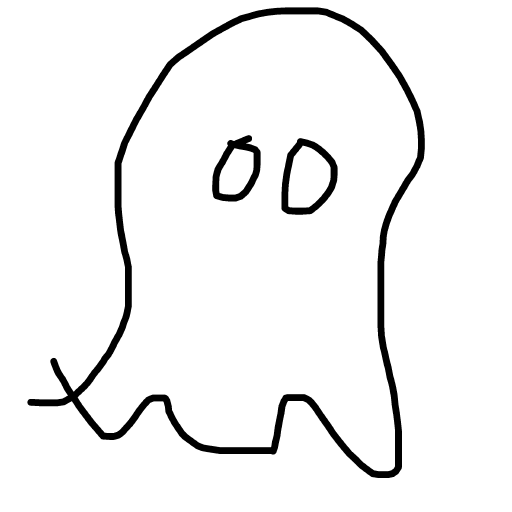 Ghost drawing by fine-pure-world