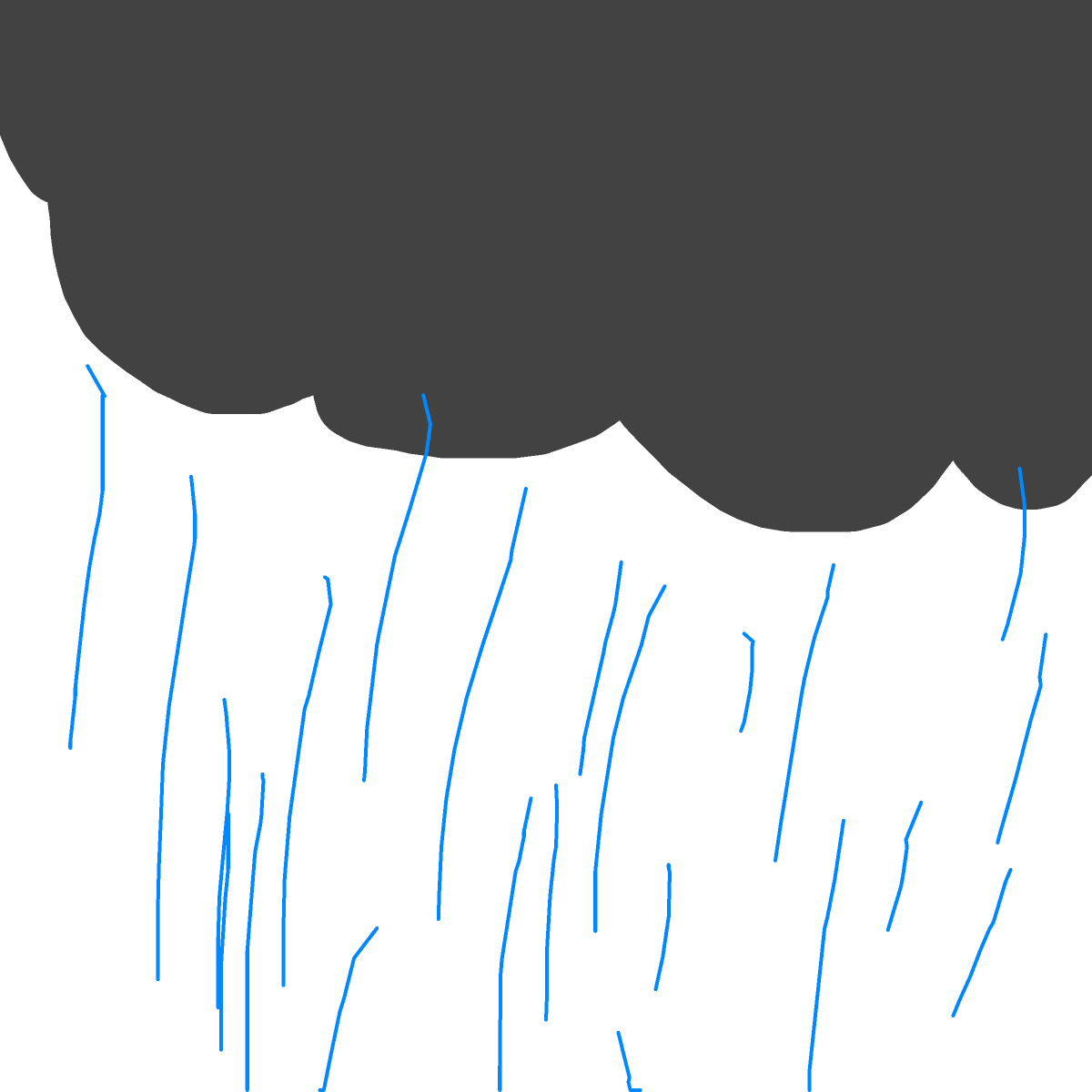 Drizzle drawing by drewbenruben