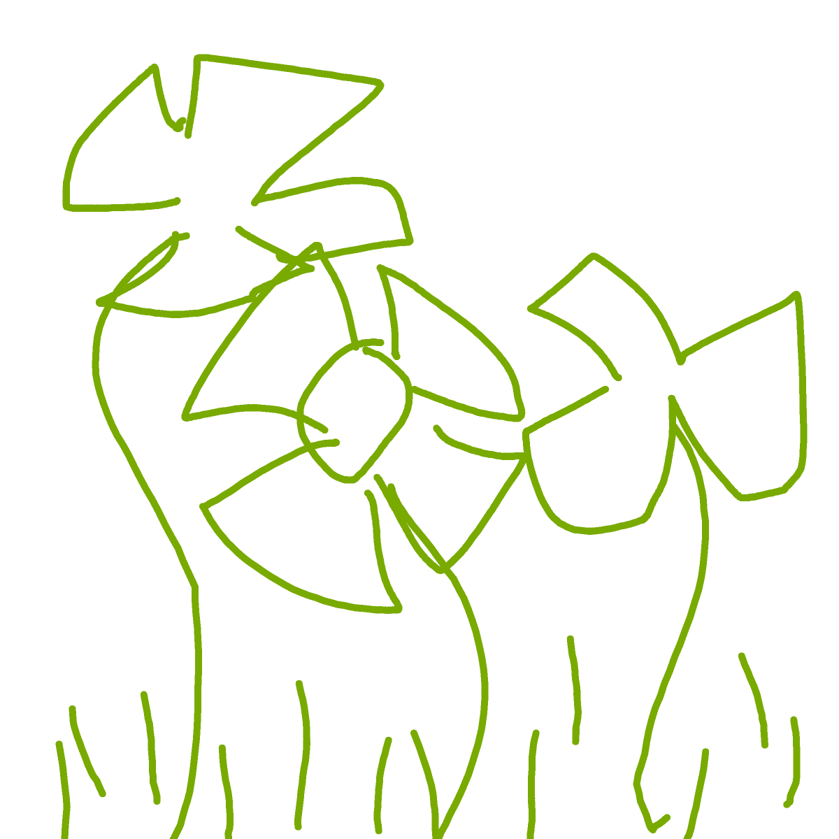 Clover drawing by coal-mild-peace