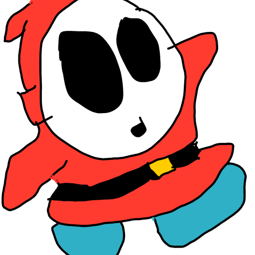 Shy Guy drawing by Guardianoflives