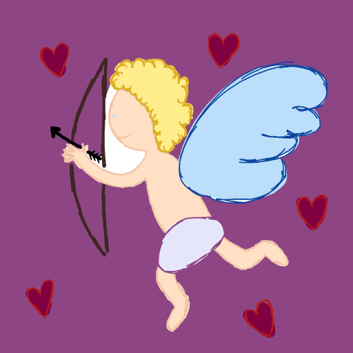 Cupid drawing by marimou