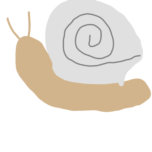 Snail drawing by Shandi