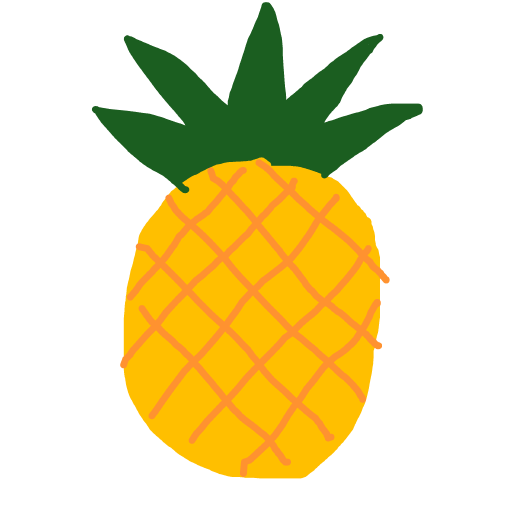 Pineapple drawing by kikiluvs
