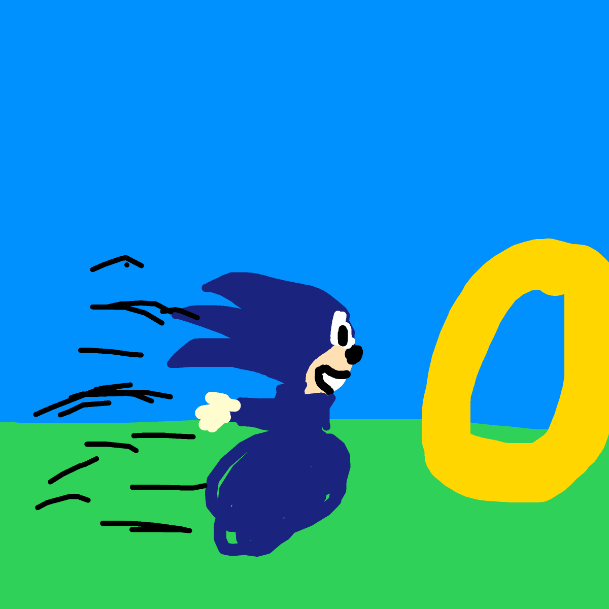 Sonic drawing by marcool
