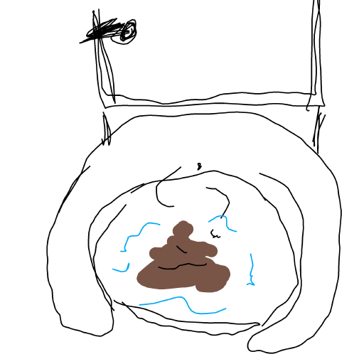 Toilet drawing by moon-super-realm