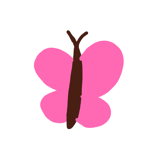 Butterfly drawing by Megs