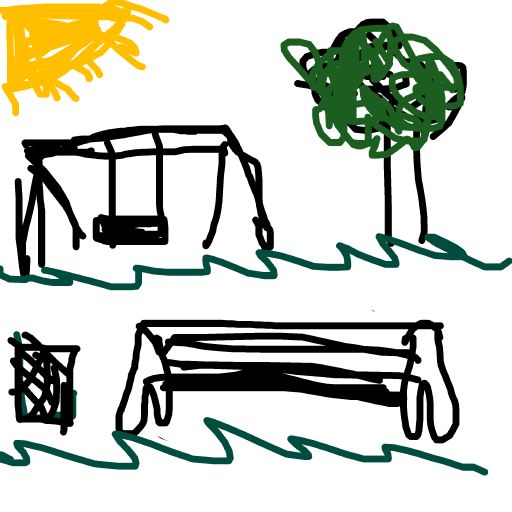 Park drawing by delta-hyper-spire